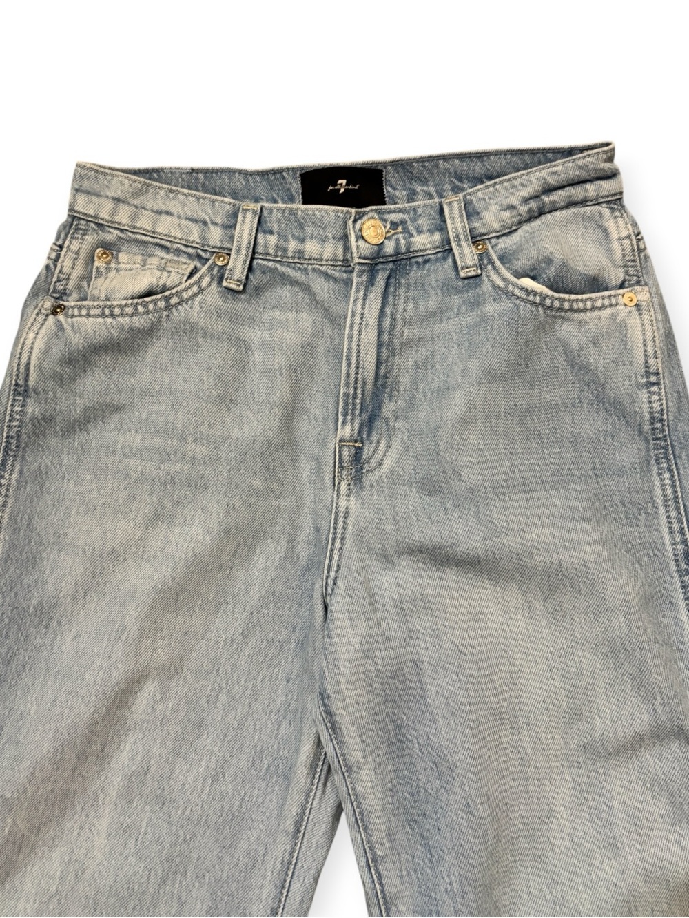 7 For All Mankind Modern Dojo High Rise Flare Jeans | Annandale | Size 26 - Picture 4 of 9